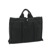 Pre-owned Cotton totes Hermès Vintage , Black , Dames