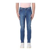 Slim-Fit Katoen Elastaan Jeans Manuel Ritz , Blue , Heren