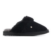 Zwarte Pantoffels Warmbat , Black , Dames