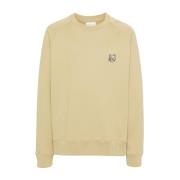 Sweatshirts Maison Kitsuné , Yellow , Heren