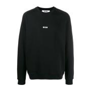 Felpe Sweatshirt Msgm , Black , Heren