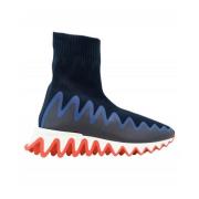 Blauwe Sharky Sock Sneakers Christian Louboutin , Multicolor , Dames