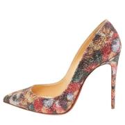 Pre-owned Fabric heels Christian Louboutin Pre-owned , Multicolor , Da...