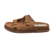 Flat Sandals Copenhagen Shoes , Brown , Dames