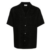 Short Sleeve Shirts P.a.r.o.s.h. , Black , Heren