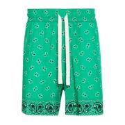 Casual Shorts Palm Angels , Green , Heren