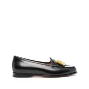 Loafers Santoni , Black , Dames