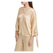 Blouses Ottod'Ame , Beige , Dames