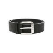 Zwarte Riem Collectie Moschino , Black , Heren