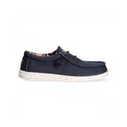 Blauwe Wally Sox M Loafer Hey Dude , Blue , Heren