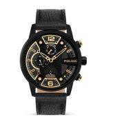 Watches Police , Black , Heren