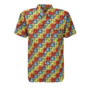 Katoenen Bedrukte Poplin Volledige Print Shirt Comme des Garçons , Mul...