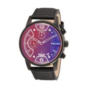 Watches Police , Black , Heren