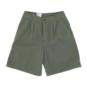 Groene Colston Short Garment Dyed Carhartt Wip , Green , Heren