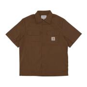 Lumber Streetwear T-Shirt Carhartt Wip , Brown , Heren