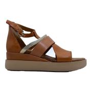 Flat Sandals Mjus , Brown , Dames