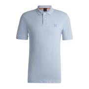 Slim-Fit Oranje Polo Shirt Hugo Boss , Blue , Heren