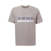 T-Shirts Jacob Cohën , Gray , Heren