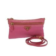 Pre-owned Nylon prada-bags Prada Vintage , Pink , Dames