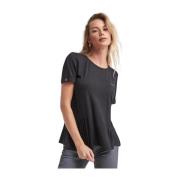 Klassiek T-shirt Liu Jo , Black , Dames