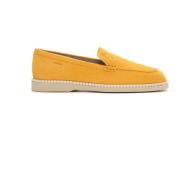 Mocassino Loafer in suede Hogan , Yellow , Dames
