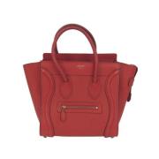 Pre-owned Leather handbags Celine Vintage , Red , Dames