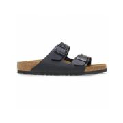Flat Sandals Birkenstock , Black , Heren