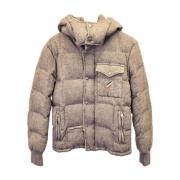 Pre-owned Polyester outerwear Moncler Pre-owned , Gray , Dames