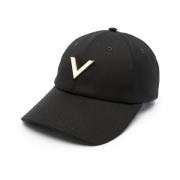 Caps Valentino Garavani , Black , Dames