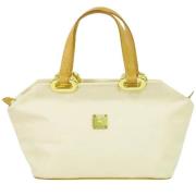 Pre-owned Canvas handbags MCM Pre-owned , Beige , Dames