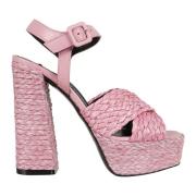 Sandals Sergio Rossi , Pink , Dames