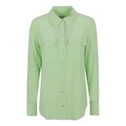Groene Shirt Aw22 Must-Have Damesmode Equipment , Green , Dames