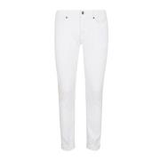 Trousers Dondup , White , Heren