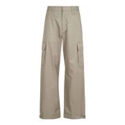 Trousers Off White , Beige , Heren