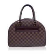 Pre-owned Canvas handbags Louis Vuitton Vintage , Brown , Dames