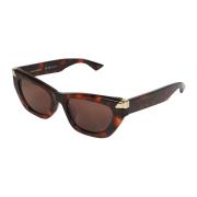 Zonnebril Alexander McQueen , Brown , Dames