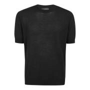 T-Shirts Ballantyne , Black , Heren