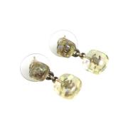 Pre-owned Plastic earrings Chanel Vintage , White , Dames