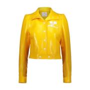 Jackets Courrèges , Yellow , Dames
