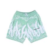 Casual Shorts Vision OF Super , Green , Heren