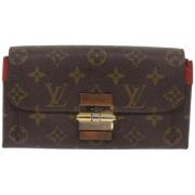 Pre-owned Canvas wallets Louis Vuitton Vintage , Brown , Dames