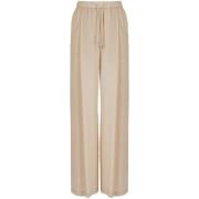 Wide Trousers Emporio Armani , Beige , Dames