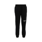 Stijlvolle zwarte sweatpants met contrasterende branding Givenchy , Bl...