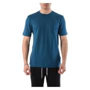 Katoenen Logo T-shirt Regular Fit Hugo Boss , Blue , Heren