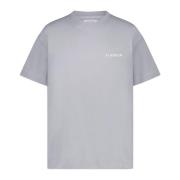 Heren Essential T-Shirt Grijs Flaneur Homme , Gray , Heren