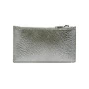 Pre-owned Leather wallets Celine Vintage , Gray , Dames