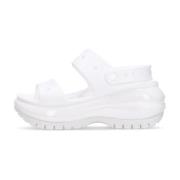 Flat Sandals Crocs , White , Dames