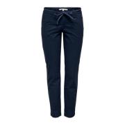 Slim-fit Trousers Only , Blue , Dames