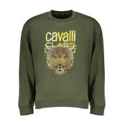 Sweatshirts Cavalli Class , Green , Heren