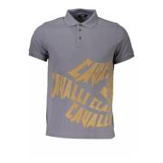 Polo Shirts Cavalli Class , Gray , Heren